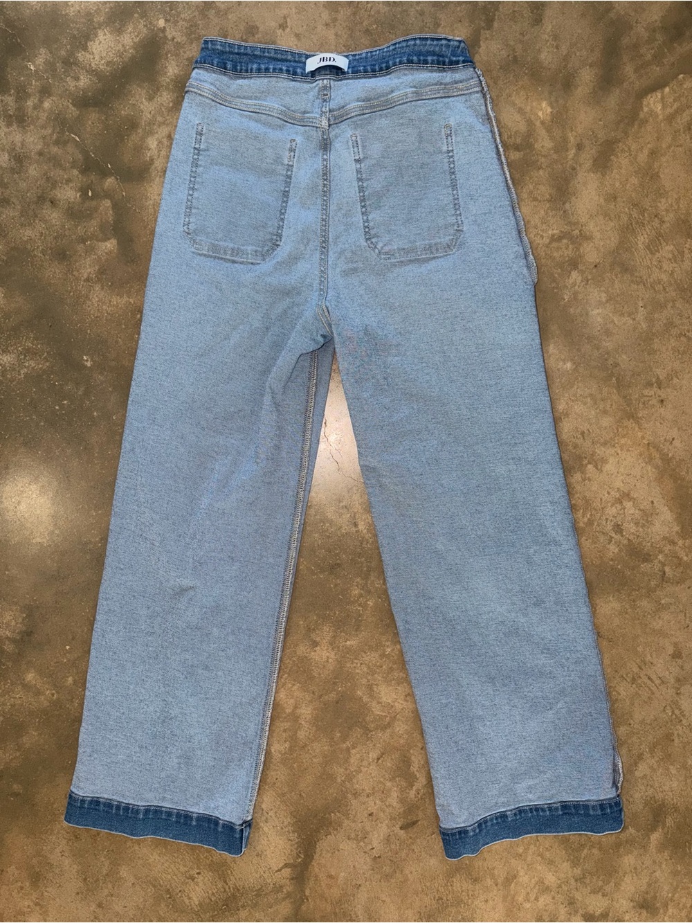 JBD Just Black Denim Eve High Rise Utility Wide Leg Jeans Size 28 - Picture 14 of 14